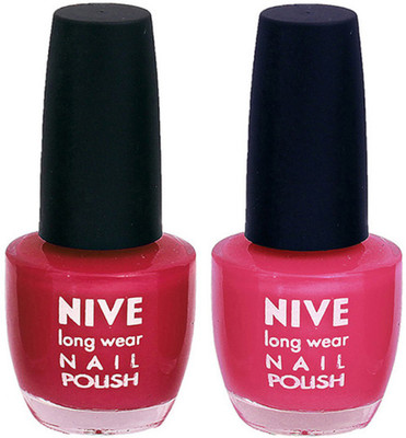 

Nive Colour Blast Nail Polish 13102348 Pink,Pink(Pack of 2)