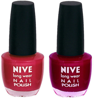 

Nive Colour Blast Nail Polish 13102339 Pink,PInk(Pack of 2)