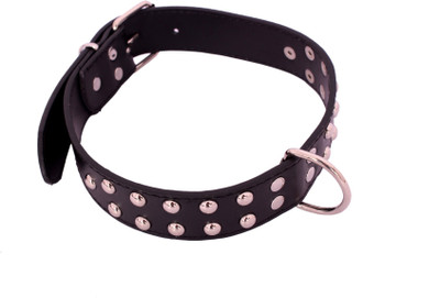 

SRI Imported High Quality Spike Studs Dog Collar 1.1. Inch Dog Everyday Collar(, Black