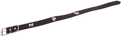 

SRI Adjustable Dog Collar 0.9 Inch With Metal Designer Stud Dog Everyday Collar(, Black