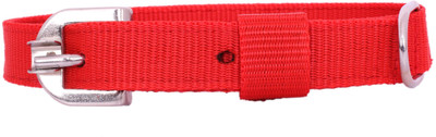 

SRI High Quality Strong Nylon Dog Collar 1.2 INCH Dog Everyday Collar(, Red