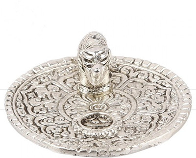 

MYEBIZSTORE Elephant Agarbathi Stand Aluminium(Silver)