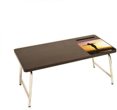 

IBS Riona Foldable Study Bed Heavy Duty Lap Desk Mate with mouse Pad Wooden Engineered Wood Portable Laptop Table(Finish Color - Wenge)