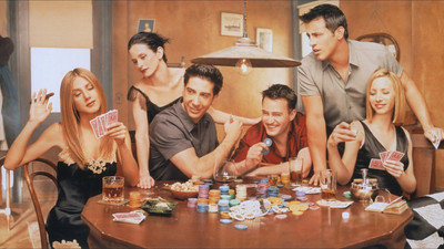 

TV Show Friends Rachel Green Jennifer Aniston Monica Geller Courtene on fine art paper 13x19 Fine Art Print(19 inch X 13 inch, Rolled)