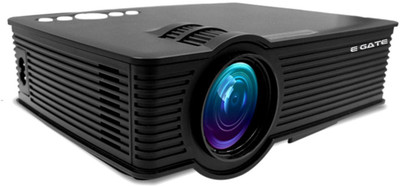 Egate i9 Pro HD 720p - 2 Yr Wrt (2100 L / 2 Speaker / Remote Controller) Portable Projector(Black)