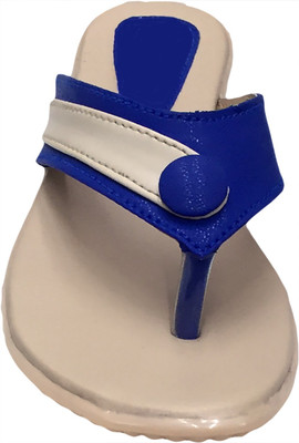 

With The Fashion Women BLUE Flats