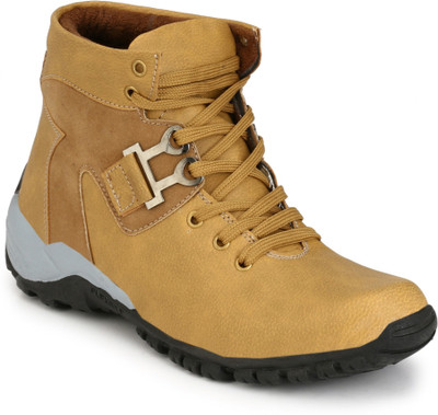 

ADISO Men's Leather Look casual Casuals For Men(Tan