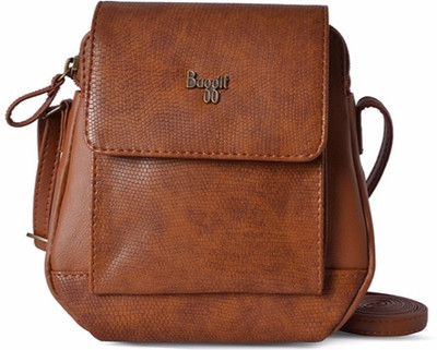 

Baggit Women Brown PU Sling Bag