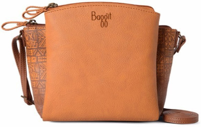 

Baggit Women Brown PU Sling Bag