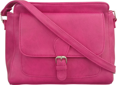 

Toteteca Bag Works Women Casual Pink PU Sling Bag