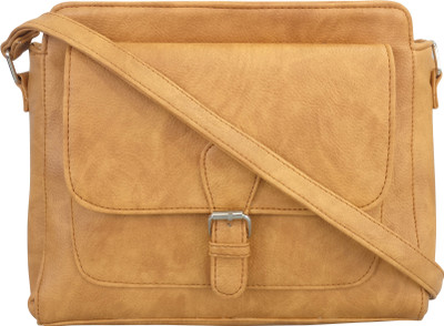 

Toteteca Bag Works Women Casual Beige PU Sling Bag