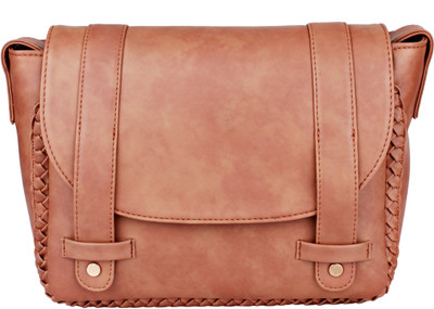 

20 Dresses Women Formal Brown PU Sling Bag