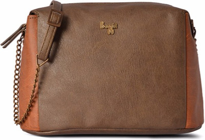 

Baggit Women Casual Brown PU Sling Bag