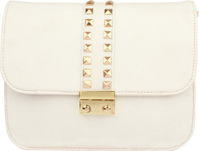 

20 Dresses Women Evening/Party White PU Sling Bag