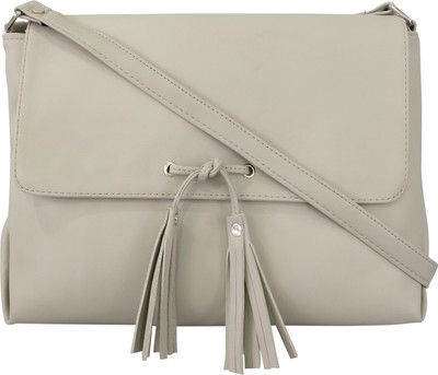 

Toteteca Bag Works Women Casual Beige PU Sling Bag
