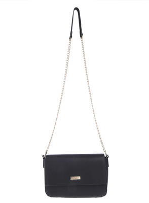 

Vero Moda Women Evening/Party Black PU Sling Bag