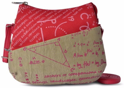 

Baggit Women Casual Red PU Sling Bag