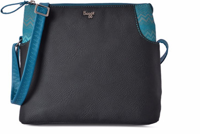 

Baggit Women Casual Black PU Sling Bag