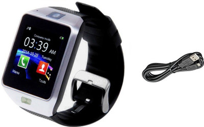 

ESTAR smartwatch with calling function C Mini Silver Smartwatch(Black Strap L)
