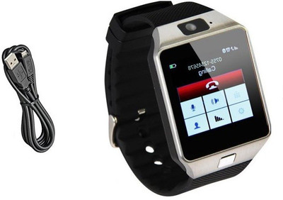 

ESTAR Smartwatch with calling function compatible with LG Optimus F7 Silver Smartwatch(Black Strap Regular)
