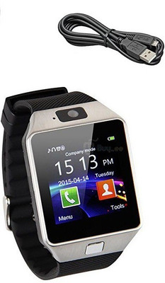 

ESTAR Smartwatch with calling function compatible with LG Optimus GJ E975W Silver Smartwatch(Black Strap Regular)