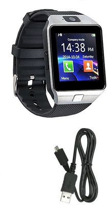 

ESTAR Smartwatch with calling function compatible with LG Optimus Net Silver Smartwatch(Black Strap Regular)