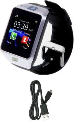 

ESTAR Smartwatch with calling function compatible with LG Optimus L3 E405 Silver Smartwatch(Black Strap Regular)