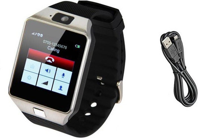 

ESTAR Smartwatch with calling function compatible with LG Optimus Net Dual Silver Smartwatch(Black Strap Regular)