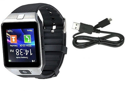 

ESTAR calling function compatible with Samsung Galaxy S Plus Silver Smartwatch(Silver Strap Regular)
