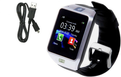 

SYL PLUS Smartwatch with calling function compatible with Samsung Galaxy A8 Duos Silver Smartwatch(Silver Strap Regular)