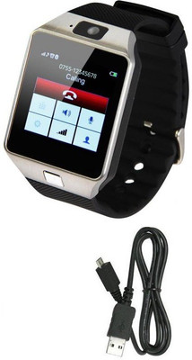 

SYL PLUS Smartwatch with calling function compatible with Micromax Canvas Gold A300 Silver Smartwatch(Silver Strap Regular)