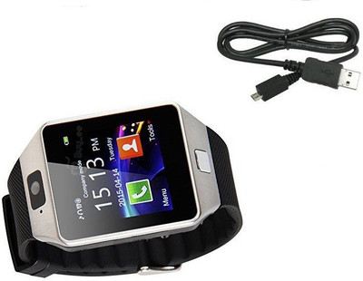 

ESTAR calling function compatible with Samsung Galaxy Pop i559 Silver Smartwatch(Silver Strap Regular)