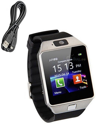 

ESTAR Smartwatch with calling function compatible with LG Optimus L9 II Silver Smartwatch(Black Strap Regular)