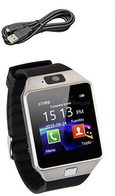 

ESTAR Smartwatch with calling function compatible with LG Lucid 4G VS840 Silver Smartwatch(Black Strap Regular)