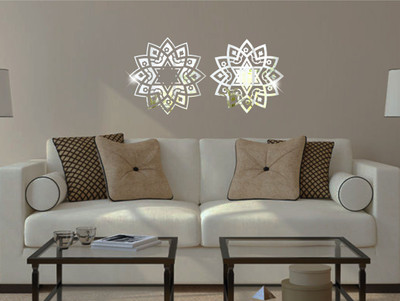 

Naveed Arts  Acrylic Sticker Sticker(Pack of 2, Silver