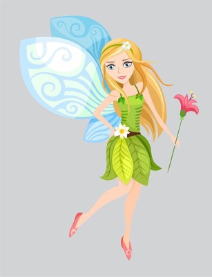 Asmi Collections 85 cm Modern Fairy Removable Sticker(Pack of 1)