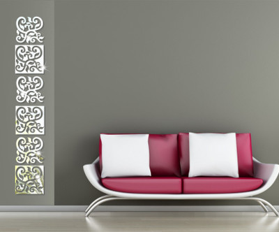 

Naveed Arts  Acrylic Sticker Sticker(Pack of 6, Silver