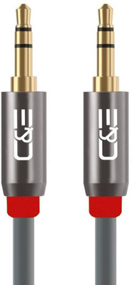

C&E TV-out Cable 10 Feet Premium Aux Audio Cable with 3.5mm Male to Male Gold Plated Connectors (4 Pack)(Grey, For Home Theater, 3.048 m)