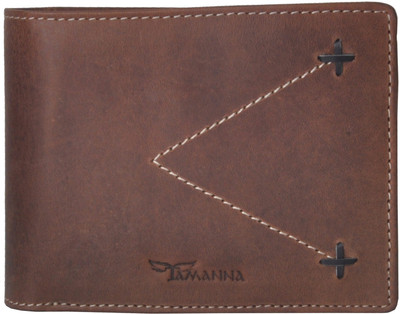 

Tamanna Men Brown Genuine Leather Wallet(4 Card Slots)