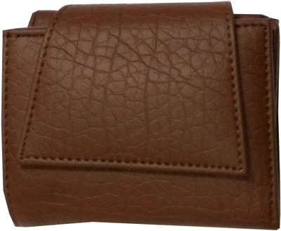 

Mahajans Fashions Women Casual Brown Artificial Leather Wallet(3 Card Slots)