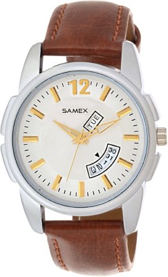 SAMEX SAM3082WTBR DAY DATE MEN'S WATCHES DEALS IN BIG DIWALI SALE Watch  - For Men   Watches  (SAMEX)