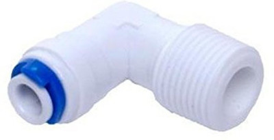 

PK Aqua -4 Pcs RO Pump 3/8″ Male Elbow Connector(3/8″- 3/8 Thread) for RO Water Filter Purifiers- Solid Filter Cartridge(0.5, Pack of 1)