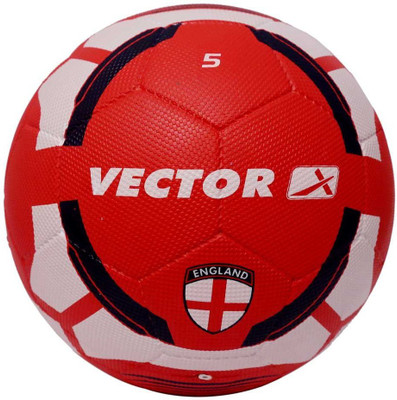 

Vector X England Rubber Moulded Football - Size: (Pack of 1, White, Maroon