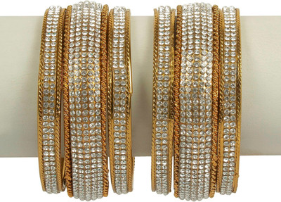 Muchmore Alloy Gold-plated Bangle(Pack of 2)