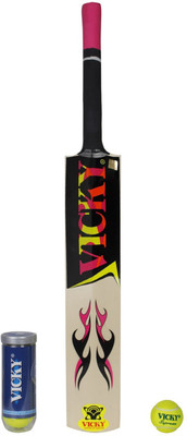 

Vicky Smash (Limited Edition) Cricket Combo Poplar Willow Cricket Bat(700-1200