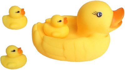 

Futaba Duck Family Baby - Pack of 4 Bath Toy(Yellow)