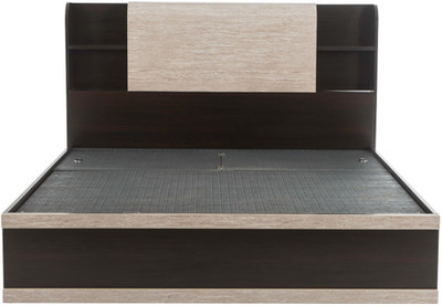 

Durian MORRIS/QB Engineered Wood Queen Bed With Storage(Finish Color - Smoke Oak)