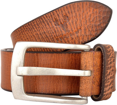 

Corium Men Tan Genuine Leather Belt