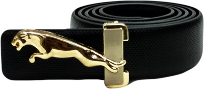 

damler Men Party Black Synthetic, Artificial Leather Belt, Charcoal black