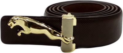 

damler Men Party Brown Synthetic, Artificial Leather Belt, Choco brown